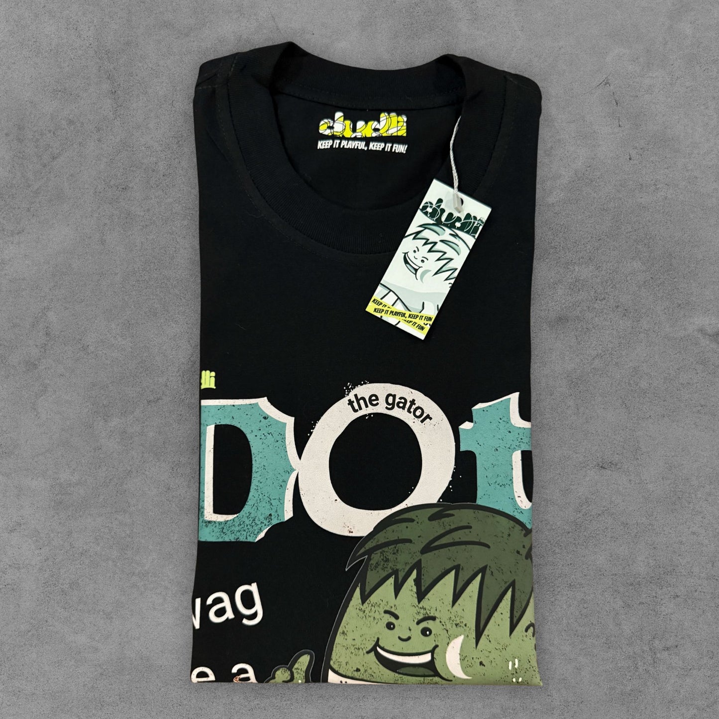 Dudli Playful Graphic Tshirts - Dot the Gator - regular_fit