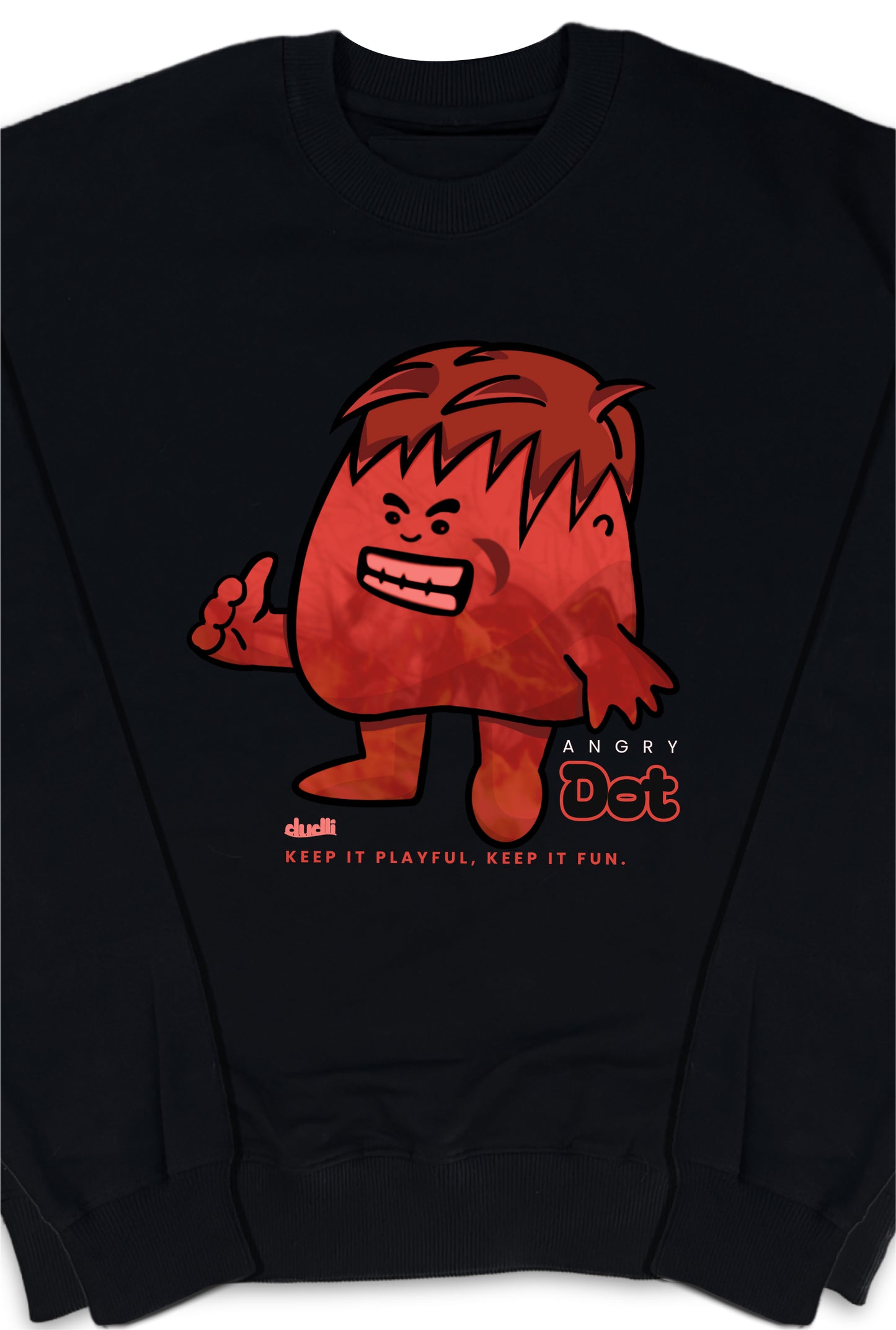Dudli Graphic Sweatshirt - Angry Dot (Dot Lab) - product_card