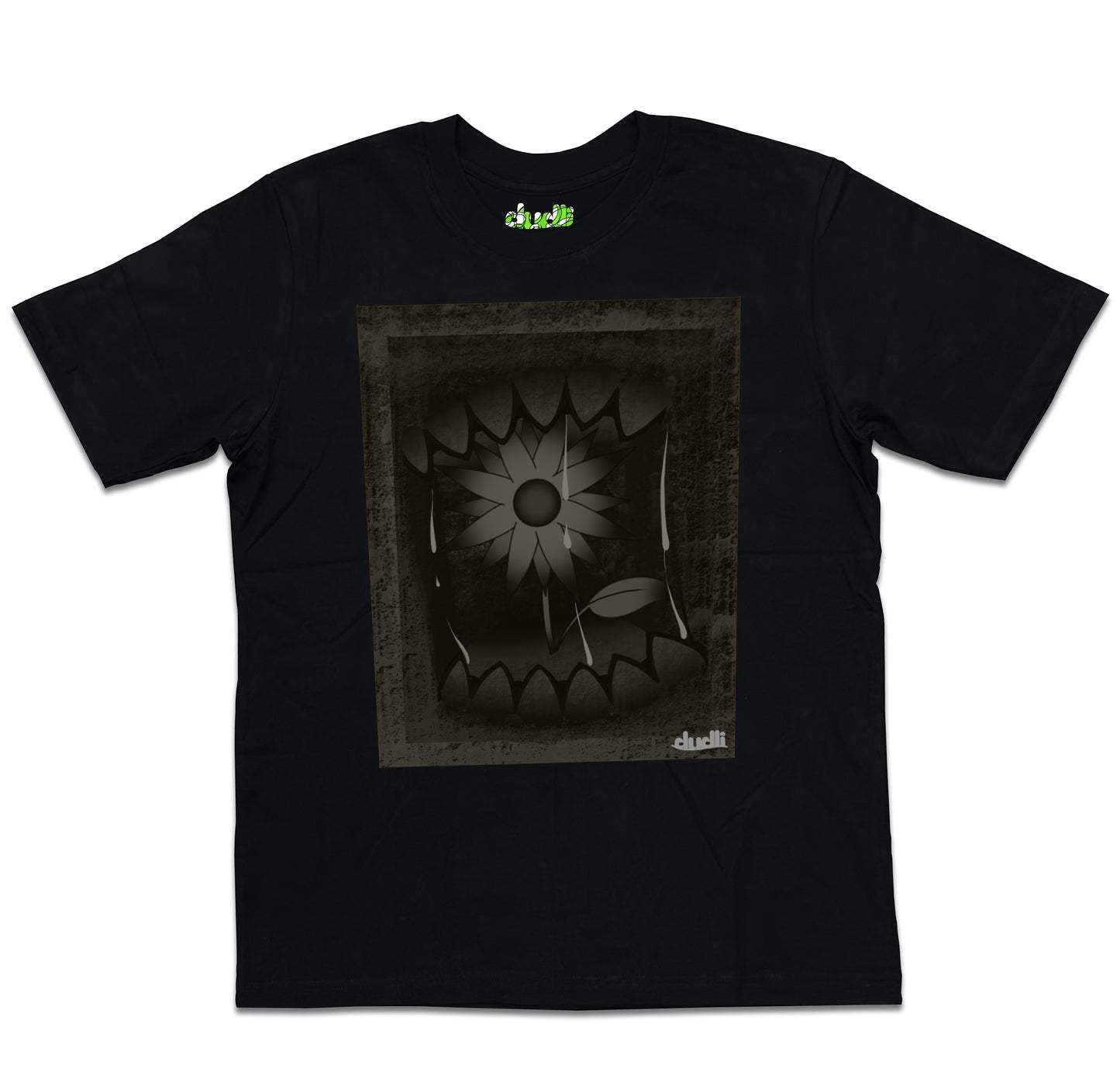 Dudli Playful Graphic Tshirts - Dark - Dark Bite - Rust - oversized_fit