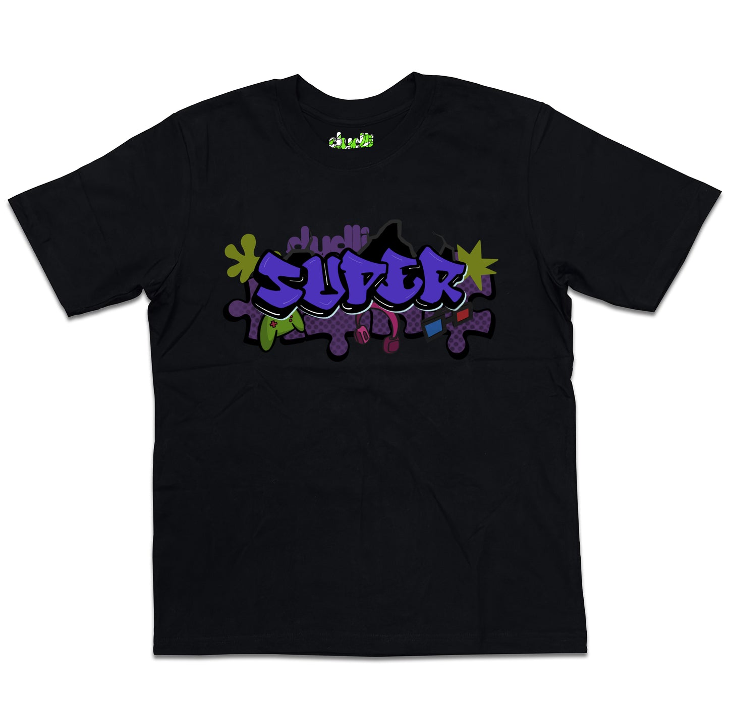 Dudli Playful Graphic Tshirts - Graffitti - SUPER - Jammy - oversized_fit