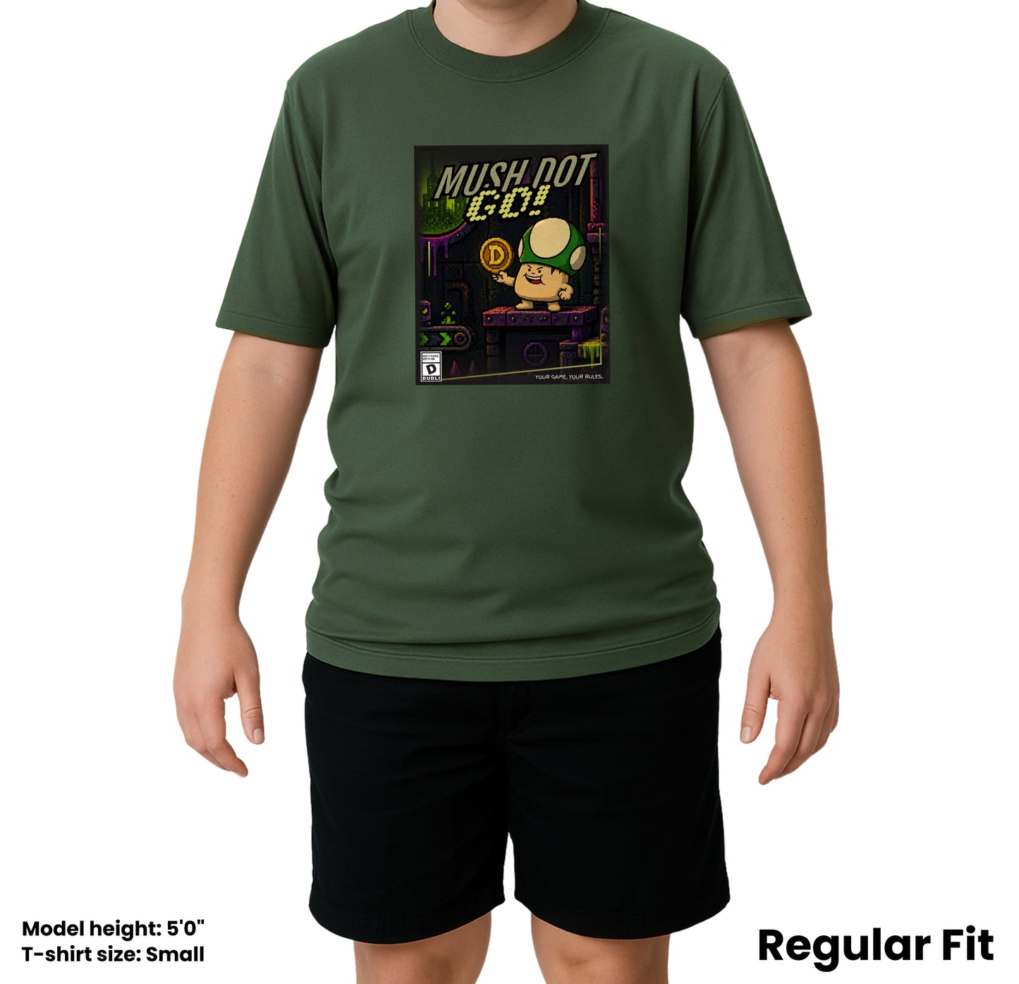 Mush Dot Game - Moss regular_fit