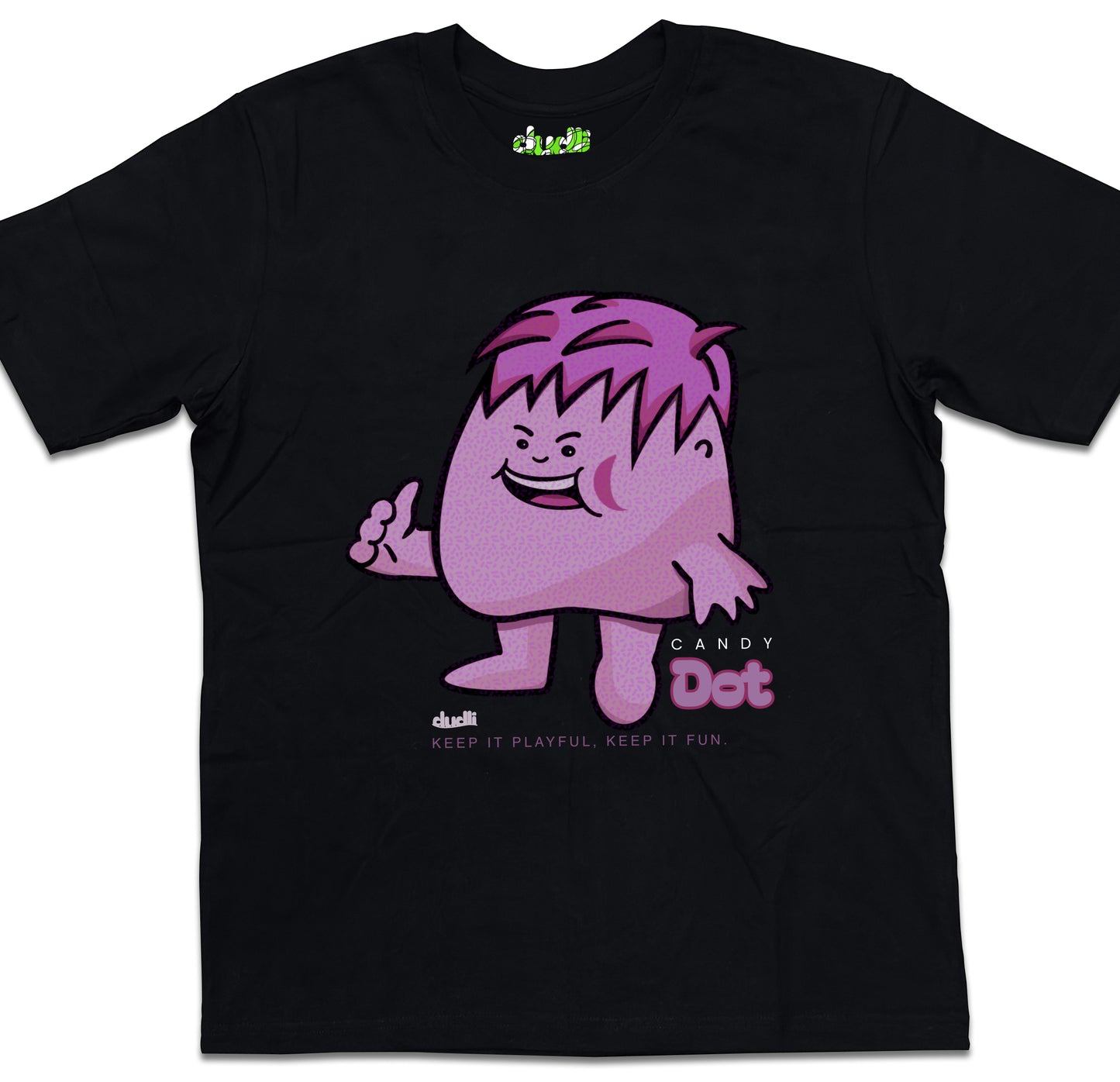 Dudli Playful Graphic Tshirts - Candy Dot - Dot Lab - oversized_fit
