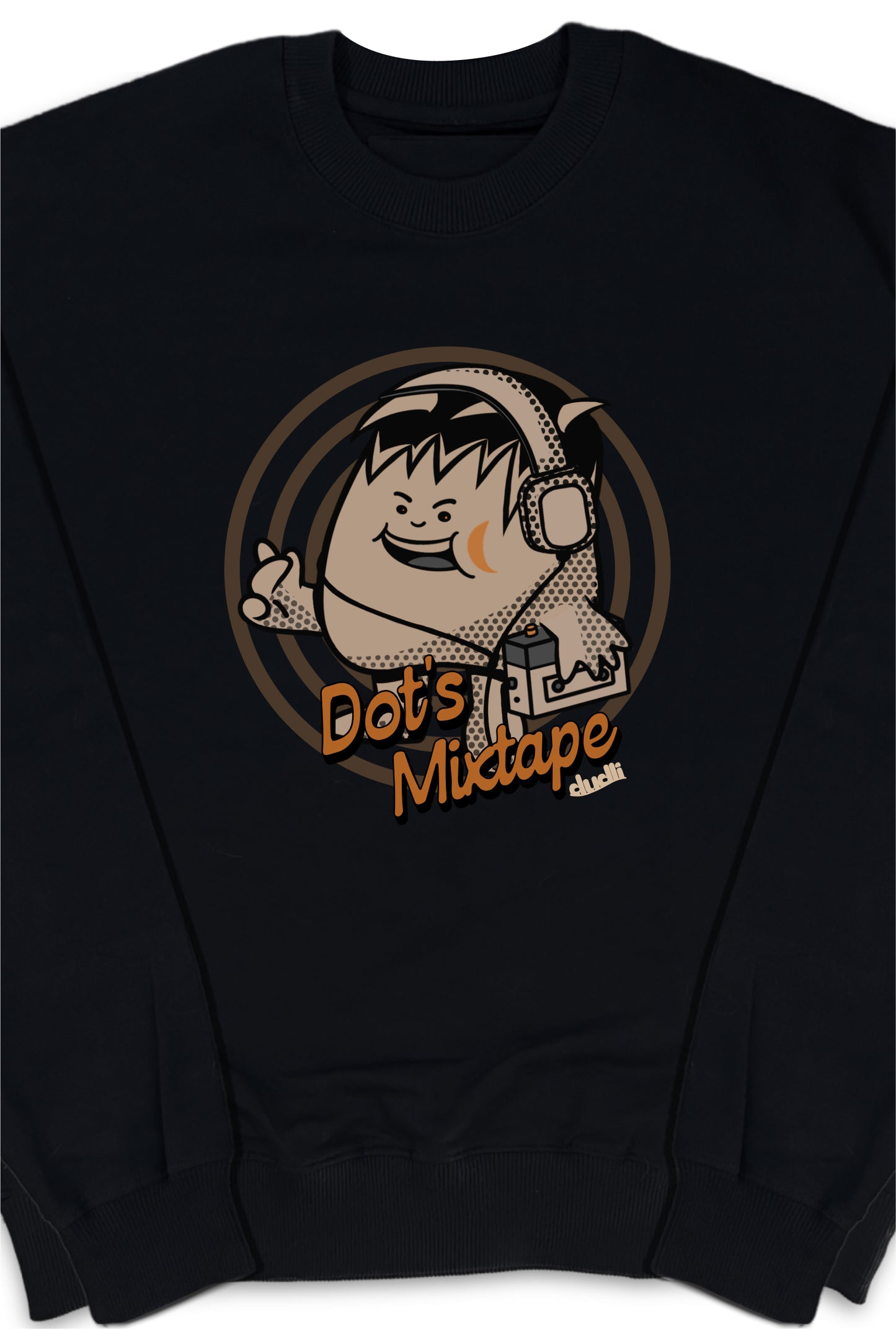 Dudli Graphic Sweatshirt - Dot's Mixtape - Burnt Stereo - product_card