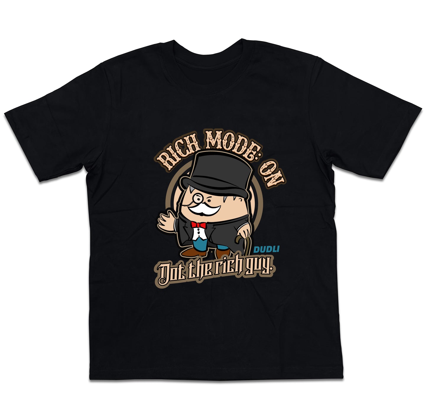 Dudli Graphic Tees - Rich Mode: ON - oversized_fit