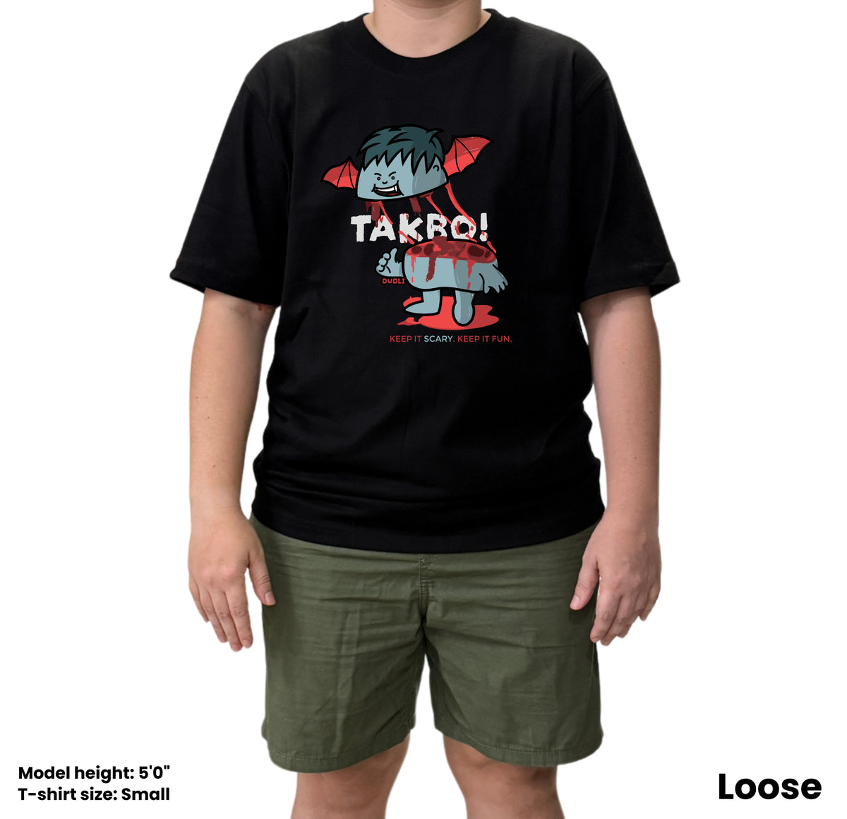 Dudli Graphic Tees Takbo! - oversized_fit