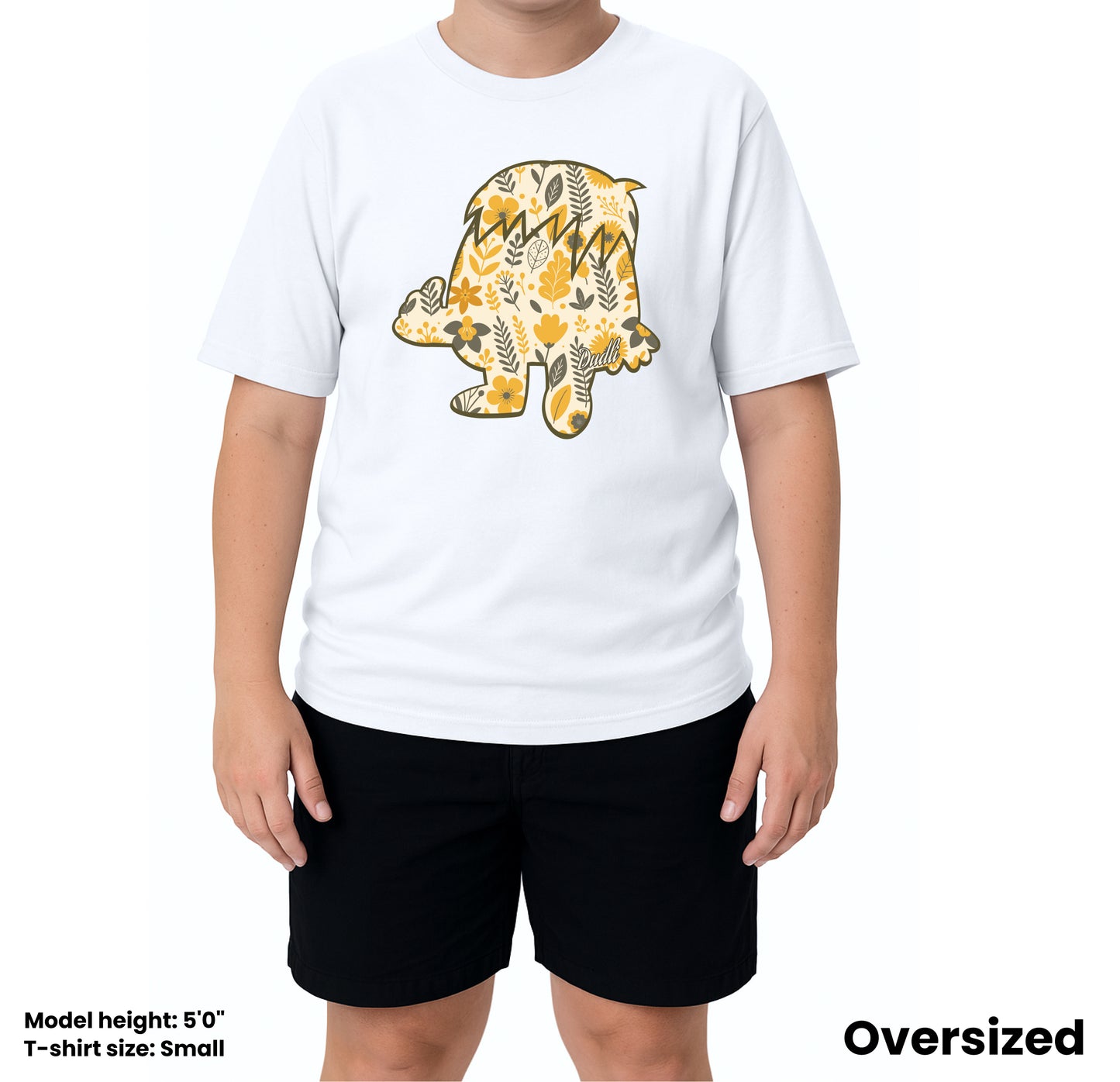 Dudli Graphic Tshirts - Where's Dot - Calm - oversized_fit