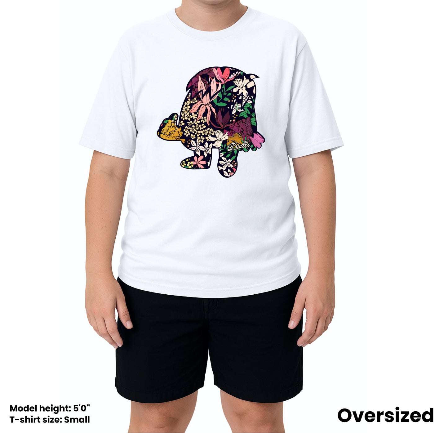 Dudli Graphic Tshirts - Where's Dot - Dark Jungle - oversized_fit