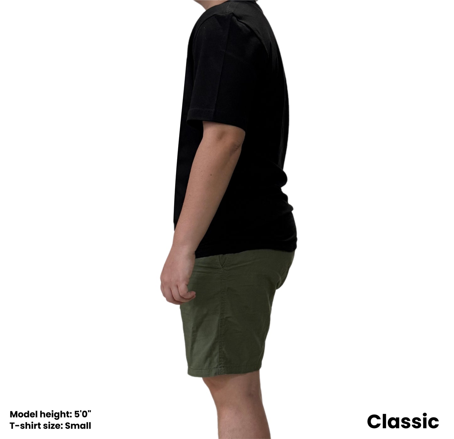 Dudli Playful Graphic Tshirts - Shadow - model side - regular_fit
