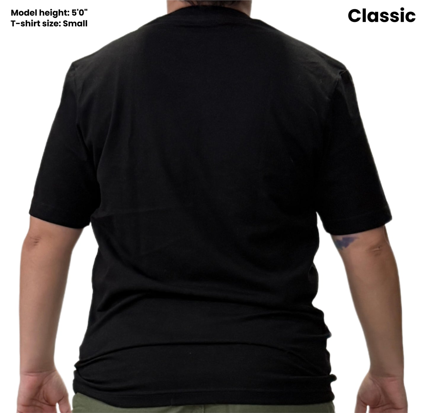 Dudli Playful Graphic Tshirts - model back - regular_fit