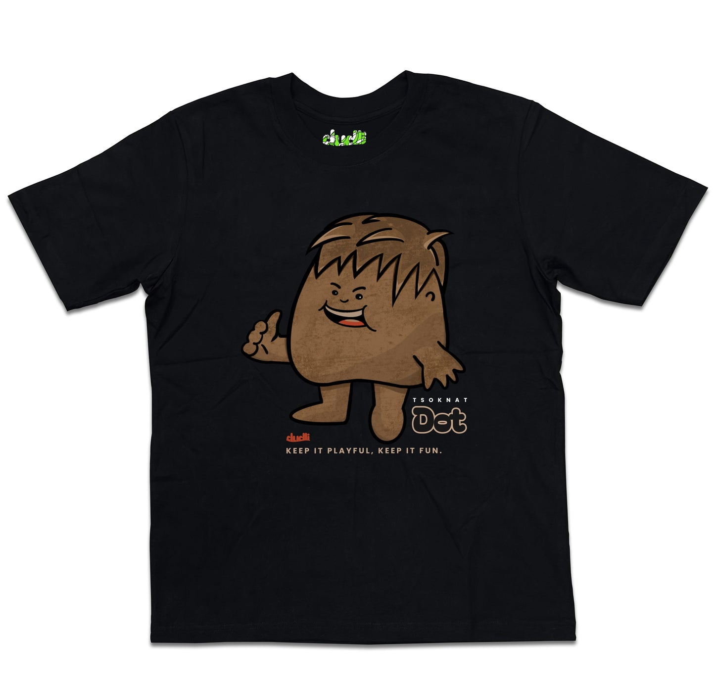 Dudli Playful Graphic Tshirts - Dot Lab Tsoknat Dot - oversized_fit