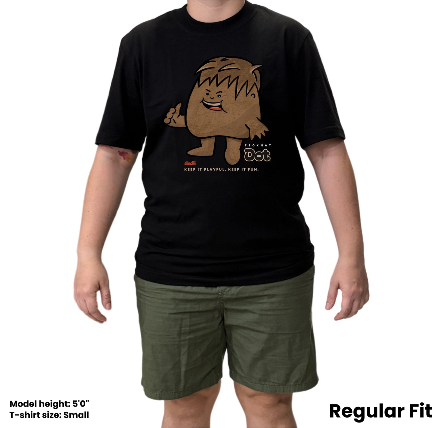 Dudli Playful Graphic Tshirts - Dot Lab Tsoknat Dot - regular_fit