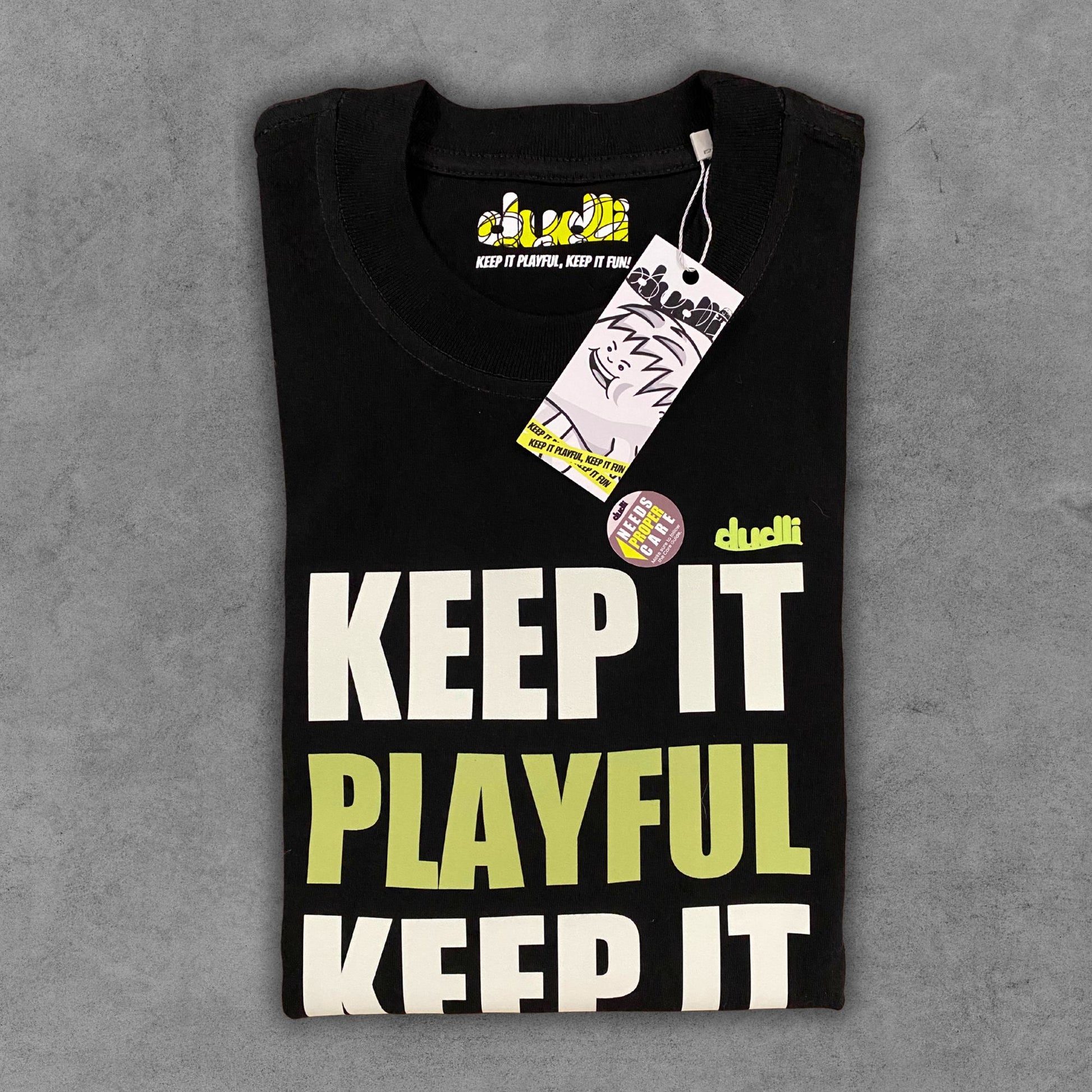 Dudli Graphic Tees - KIPKIF - Bold Lime -  regular_fit oversized_fit