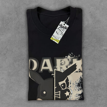Dudli Graphic Tees - DARK THUNDERBOLT - Shadow -  regular_fit oversized_fit