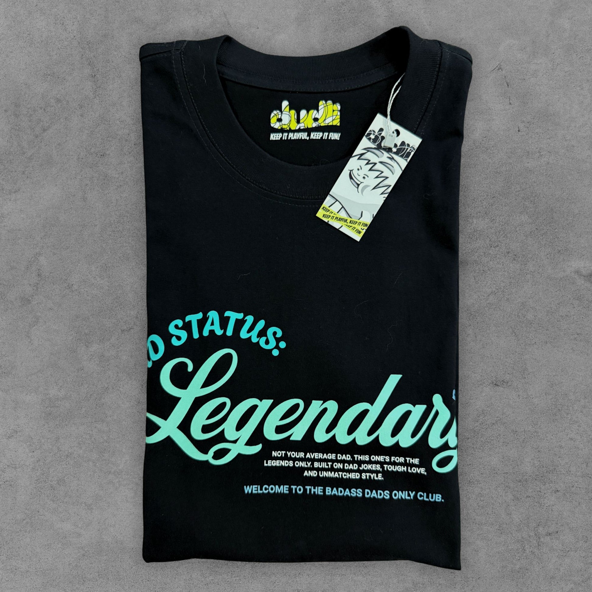 Dudli Graphic Tees - Legendary - Mint - regular_fit oversized_fit