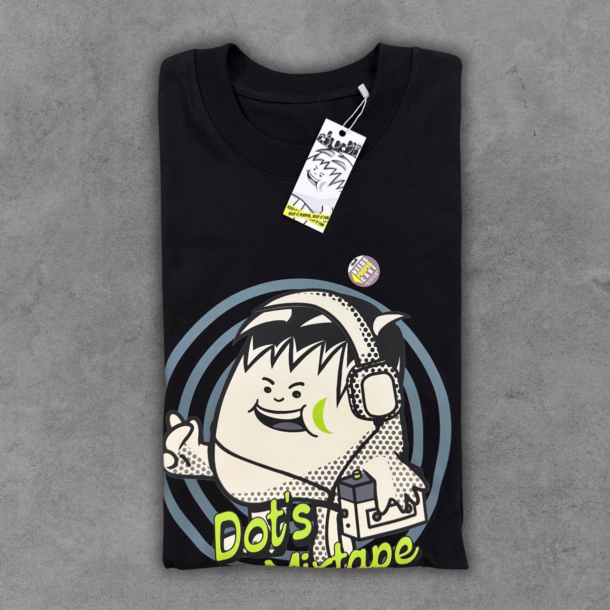 Dudli Playful Graphic Tshirts - Dot's Mixtape - regular_fit - oversized_fit