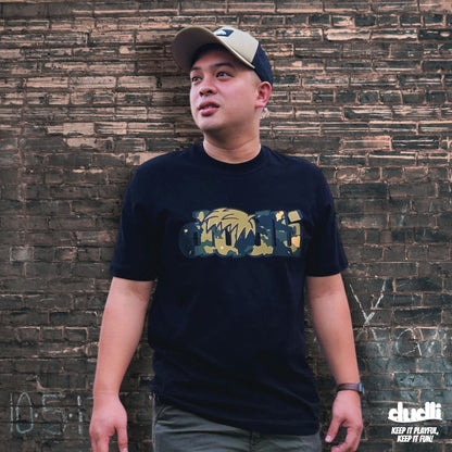 Dudli Playful Graphic Tshirts - Dudlify - DUDLI Camo - Mud - regular_fit oversized_fit