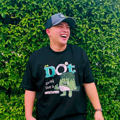 Dudli Playful Graphic Tshirts - Dot the Gator - regular_fit - oversized_fit