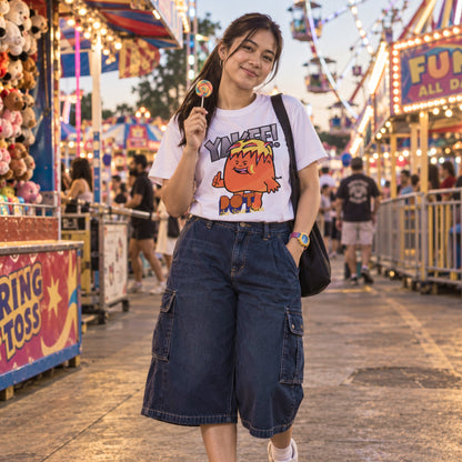 Yakee! - White - oversized_fit