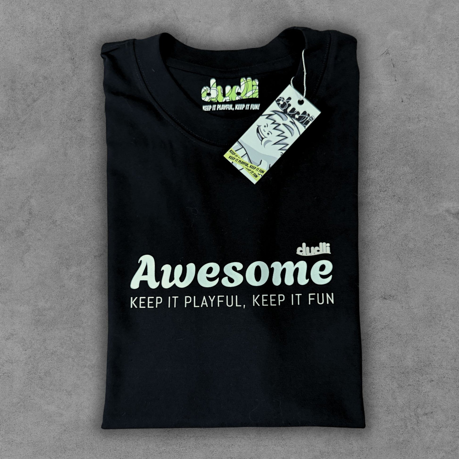 Dudli Playful Graphic Tshirts - Drifti - Awesome - regular_fit oversized_fit