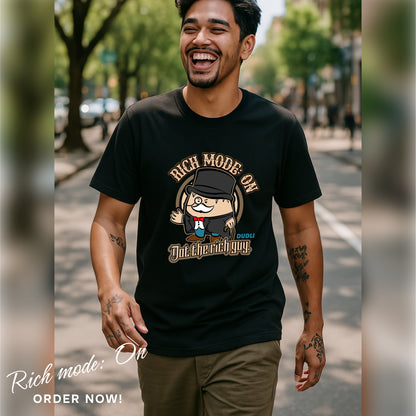 Dudli Graphic Tees - Rich Mode: ON - regular_fit oversized_fit