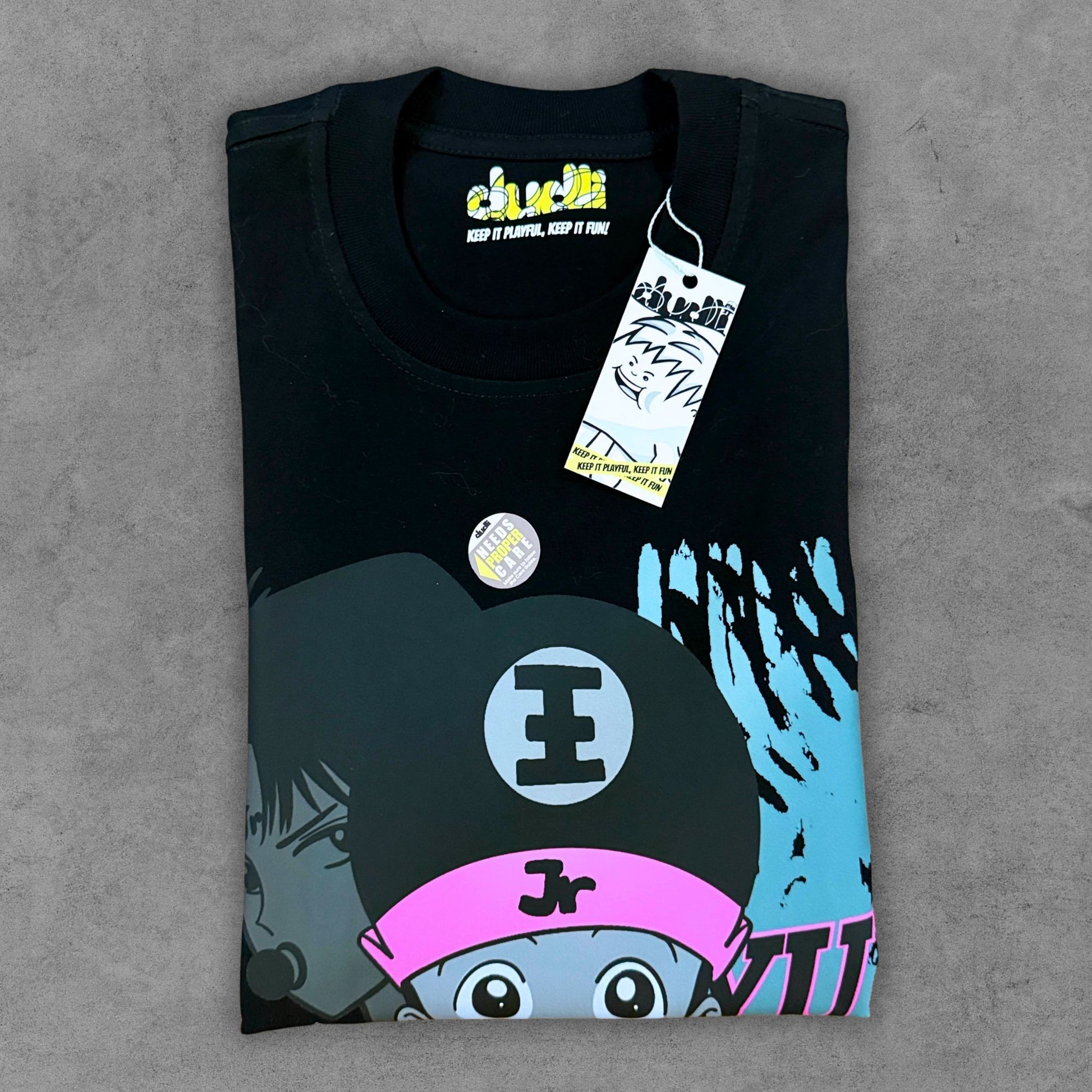 Dudli Playful Graphic Tshirts - FC - YH Jr. - regular_fit oversized_fit