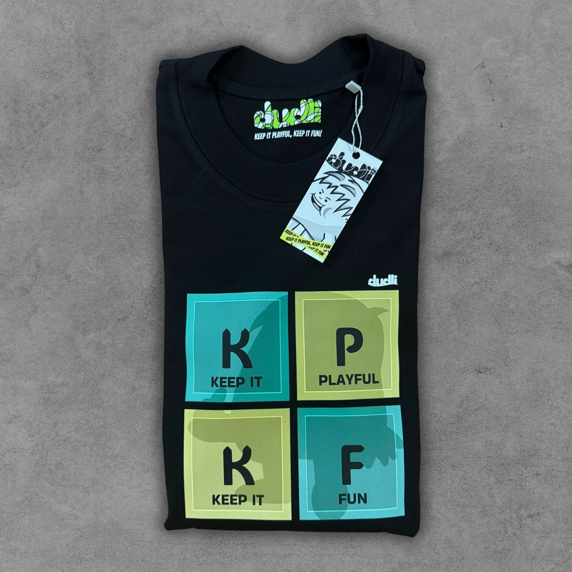 Dudli Playful Graphic Tshirts - KIPKIF - Block Play - Classic - regular_fit - oversized_fit