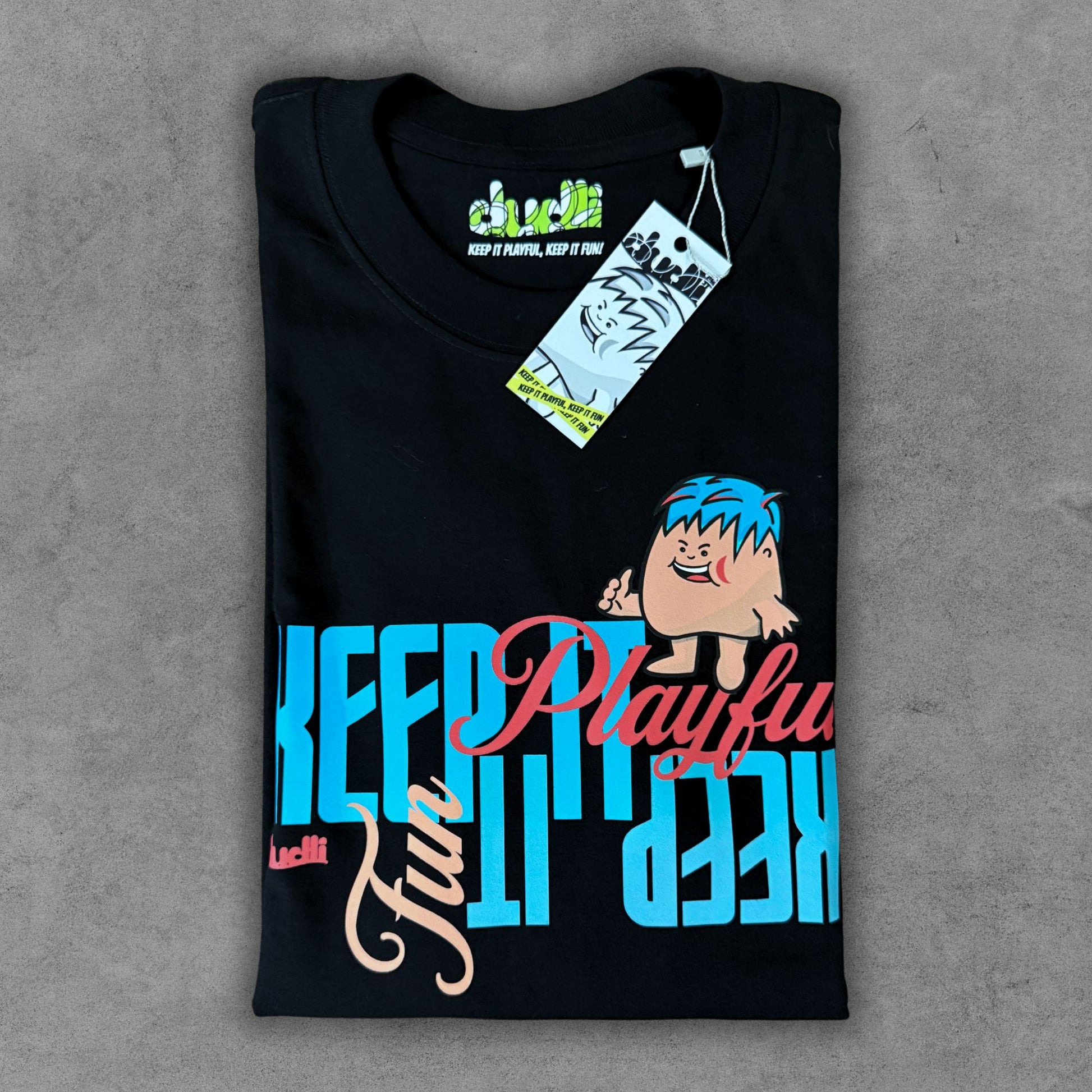 Dudli Playful Graphic Tshirts - KIPKIF - Playburst - regular_fit oversized_fit