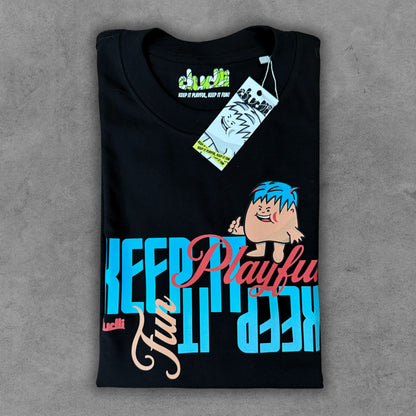 Dudli Playful Graphic Tshirts - KIPKIF - Playburst - regular_fit oversized_fit