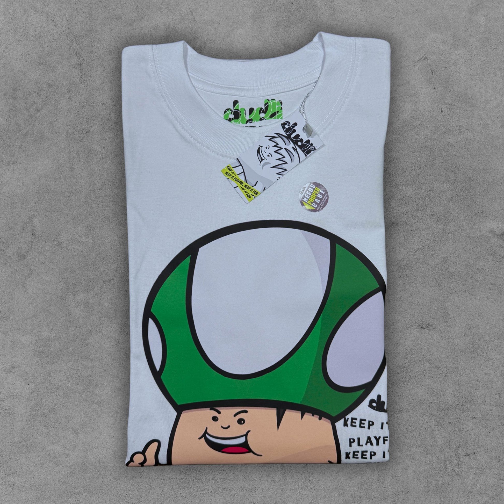 Dudli Playful Graphic T-shirts | Mush Dot - GO! (Dot Lab) - oversized_fit