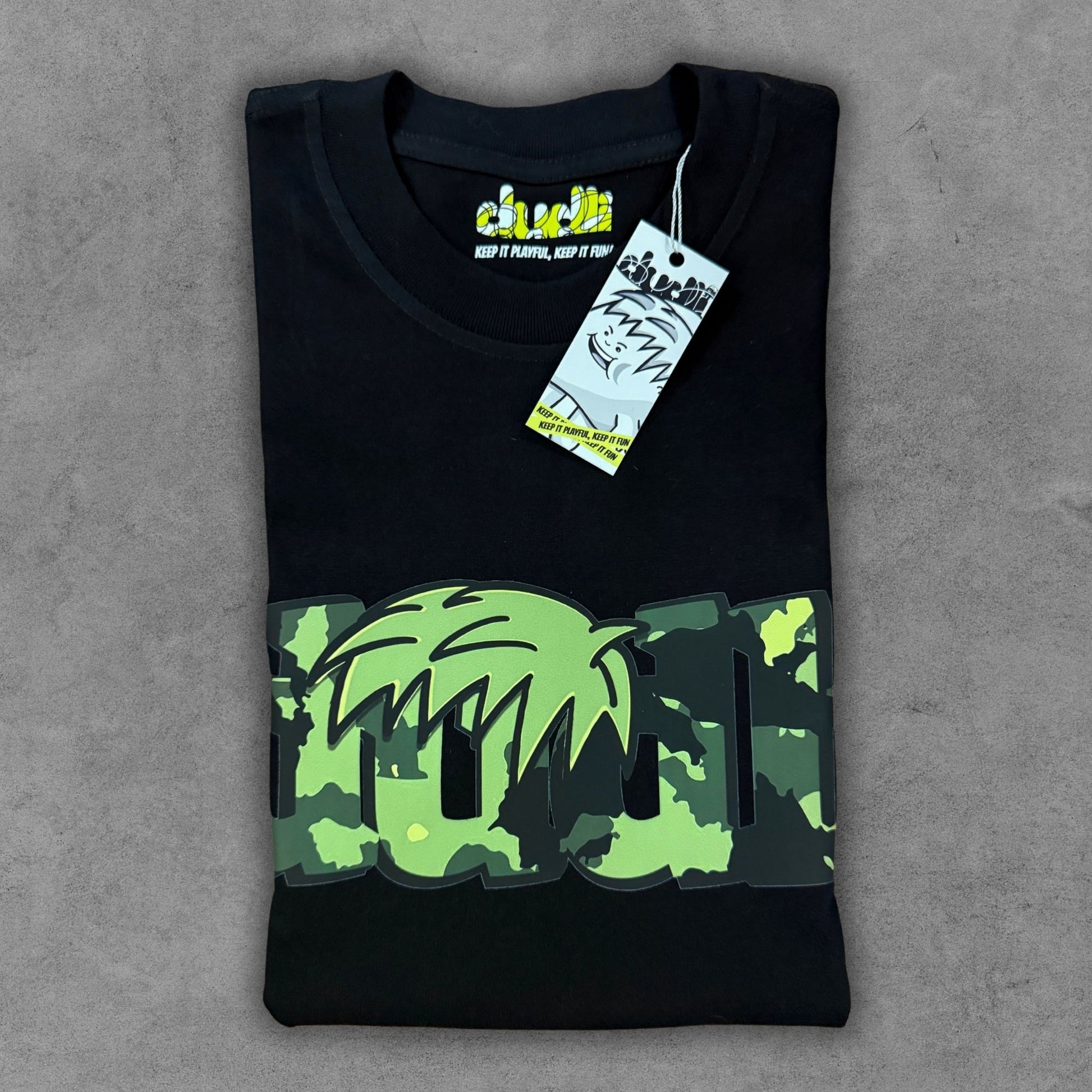 Dudli Graphic Tees - DUDLI Camo - Moss -  regular_fit oversized_fit