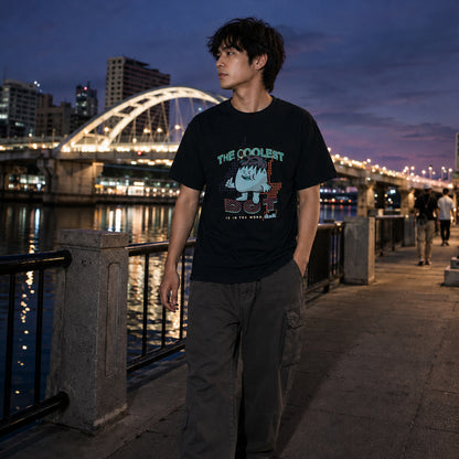 Dudli The Coolest Dot - Turbo Blue - regular_fit oversized_fit