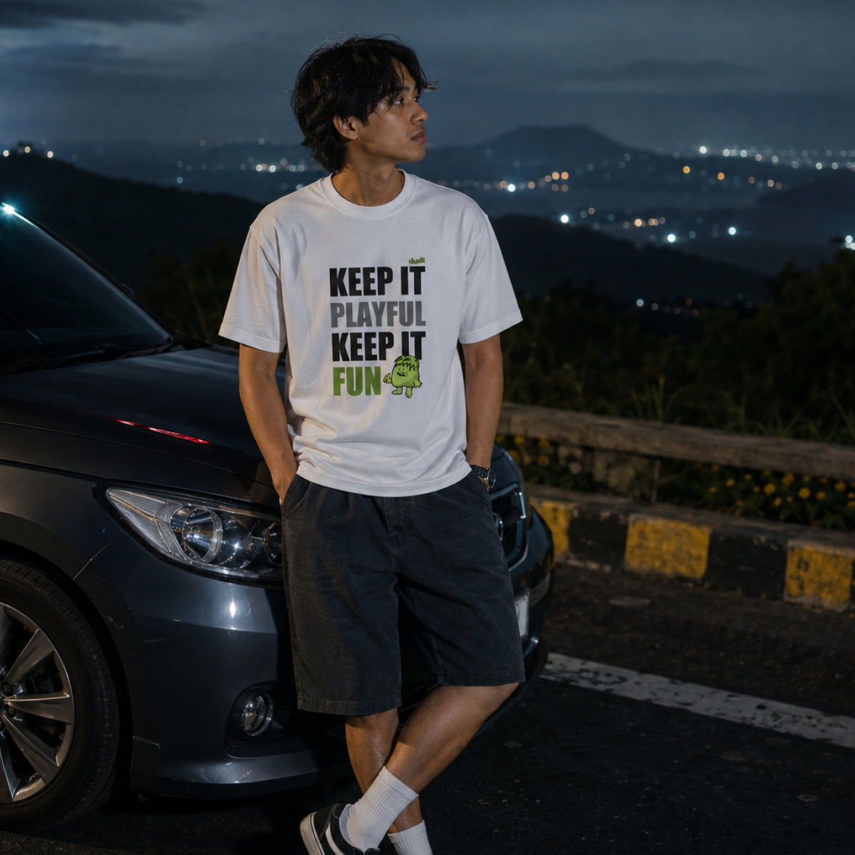 Dudli KIPKIF - Shadow Lime - regular_fit oversized_fit