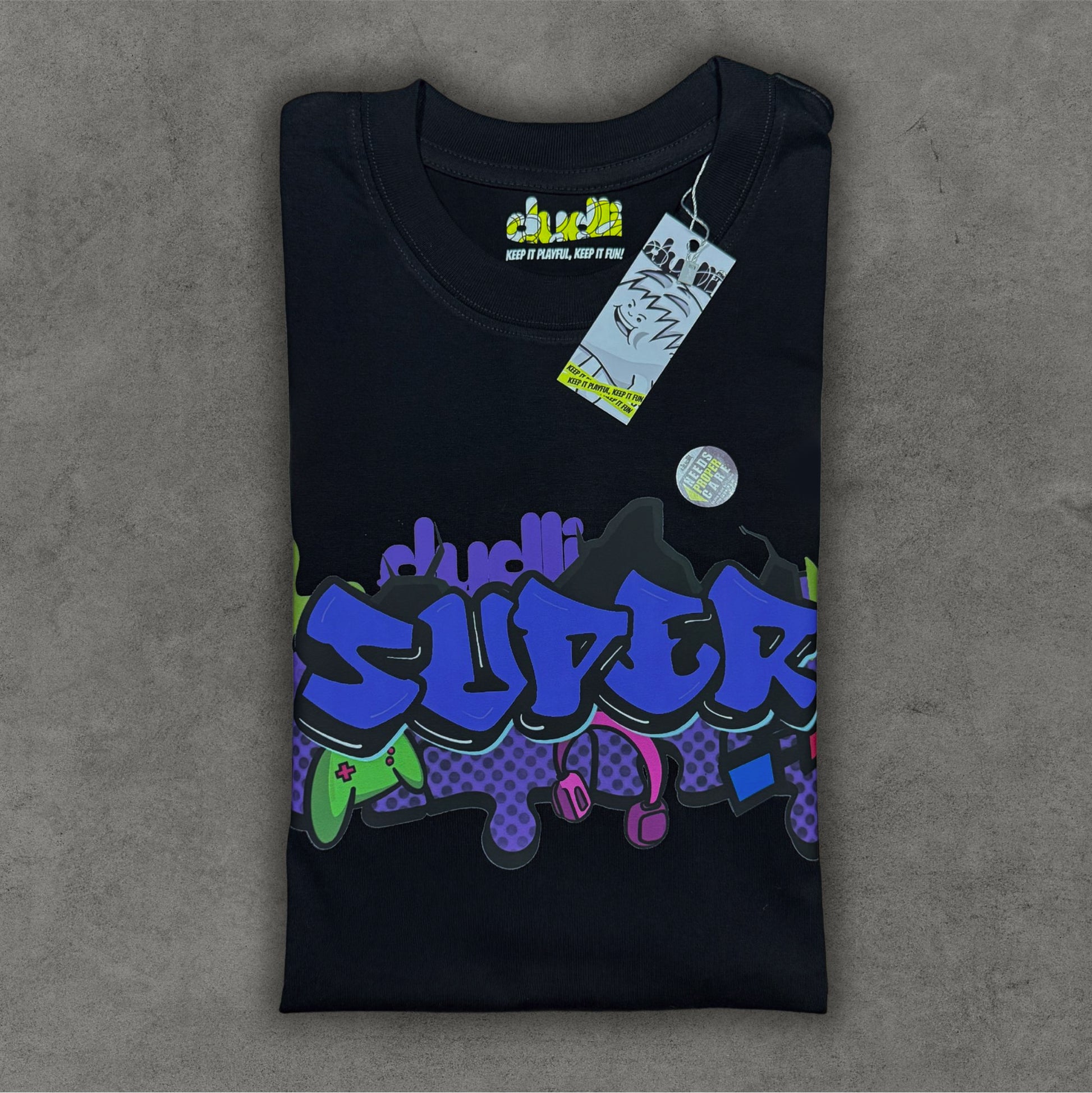 Dudli Playful Graphic Tshirts - Graffitti - SUPER - Jammy - regular_fit oversized_fit