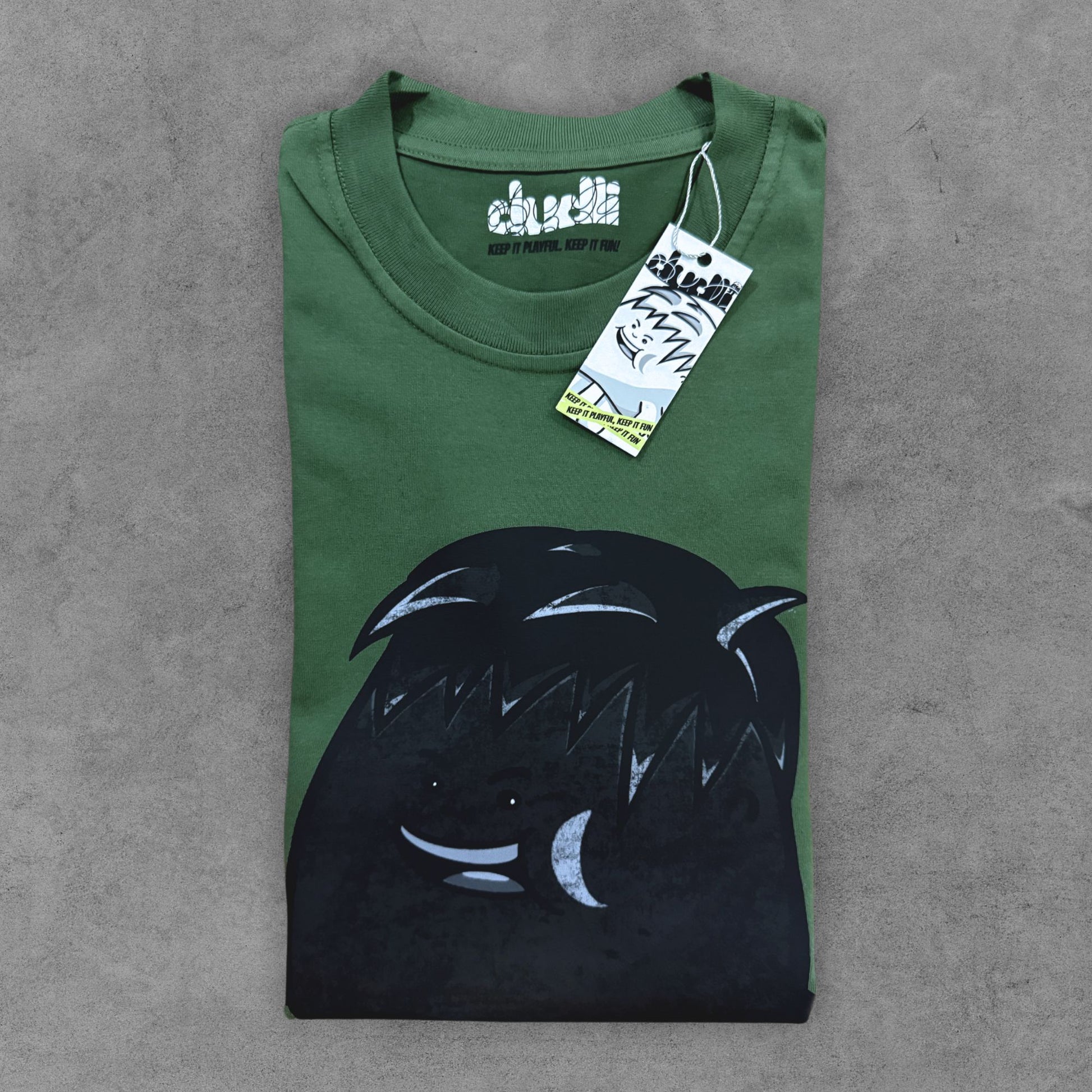 Dudli Playful Graphic Tshirts - Dot Lab Uling Dot - Moss - regular_fit