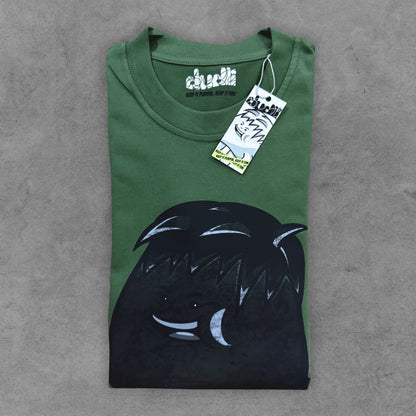 Dudli Playful Graphic Tshirts - Dot Lab Uling Dot - Moss - regular_fit