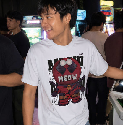 Dudli Graphic Tees - MEOW (Reimagined) - oversized_fit