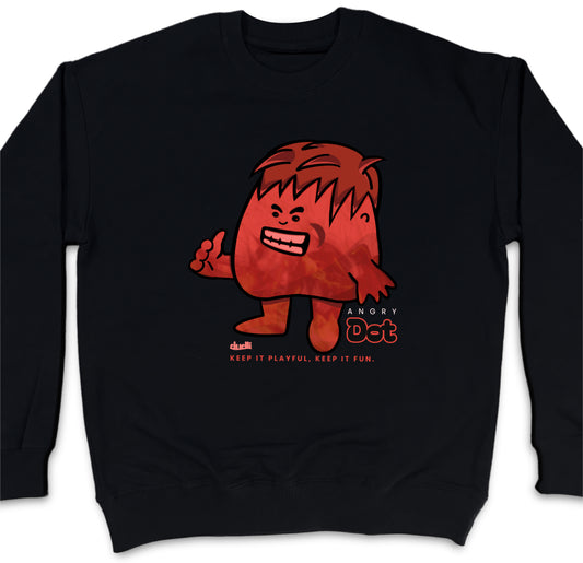 Dudli Graphic Sweatshirt - Angry Dot (Dot Lab)