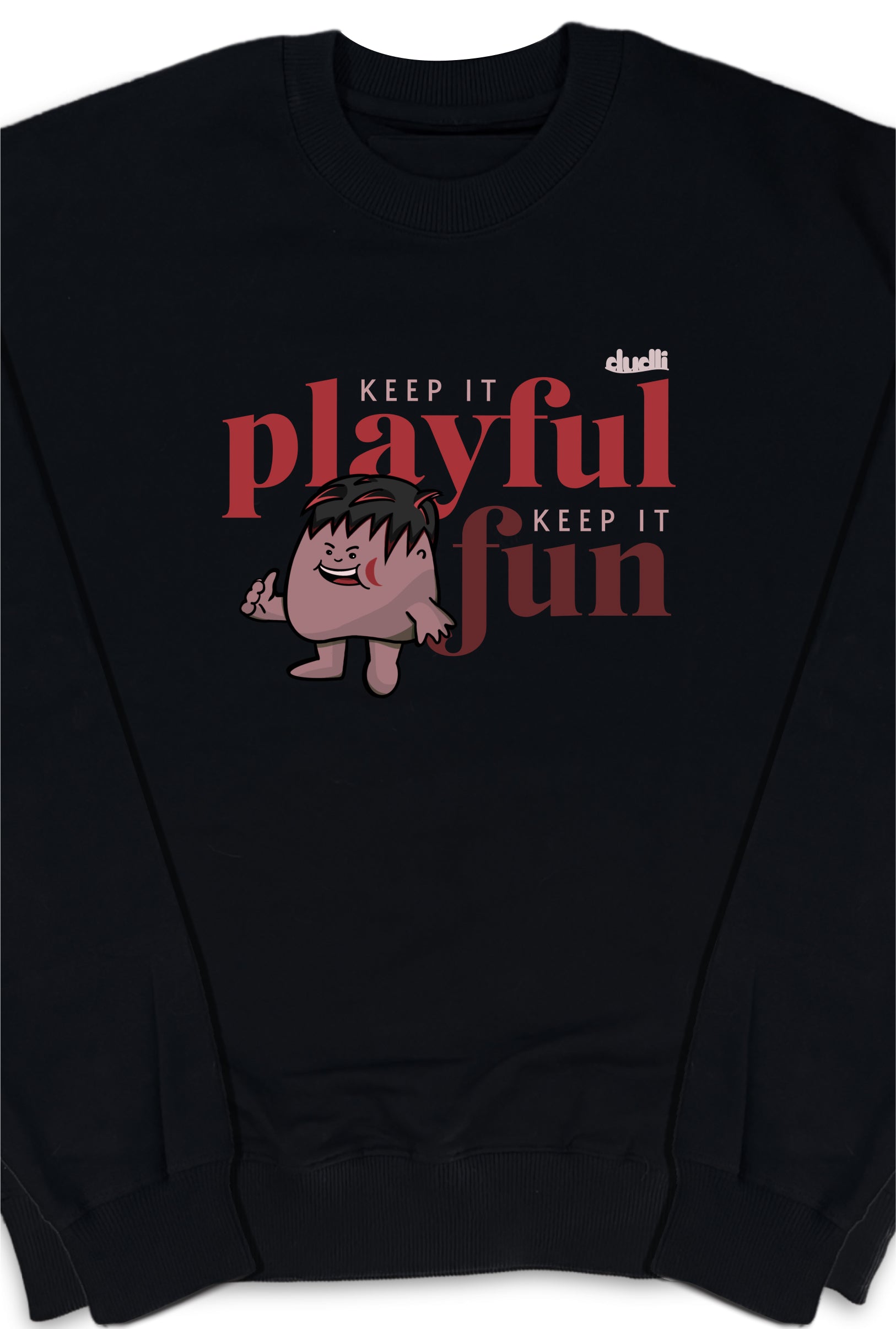 Dudli Graphic Sweatshirt KIPKIF - Spiced Berry - product_card