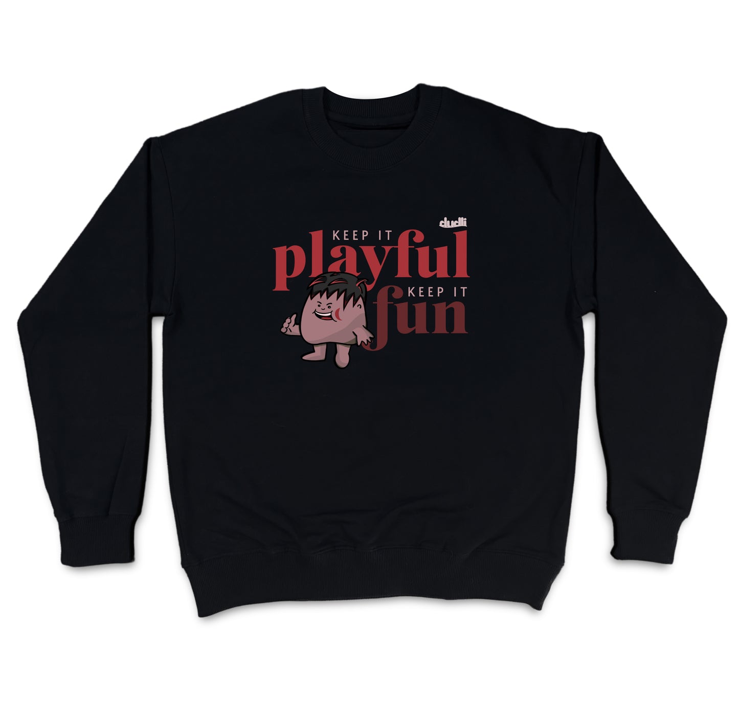Dudli Graphic Sweatshirt KIPKIF - Spiced Berr