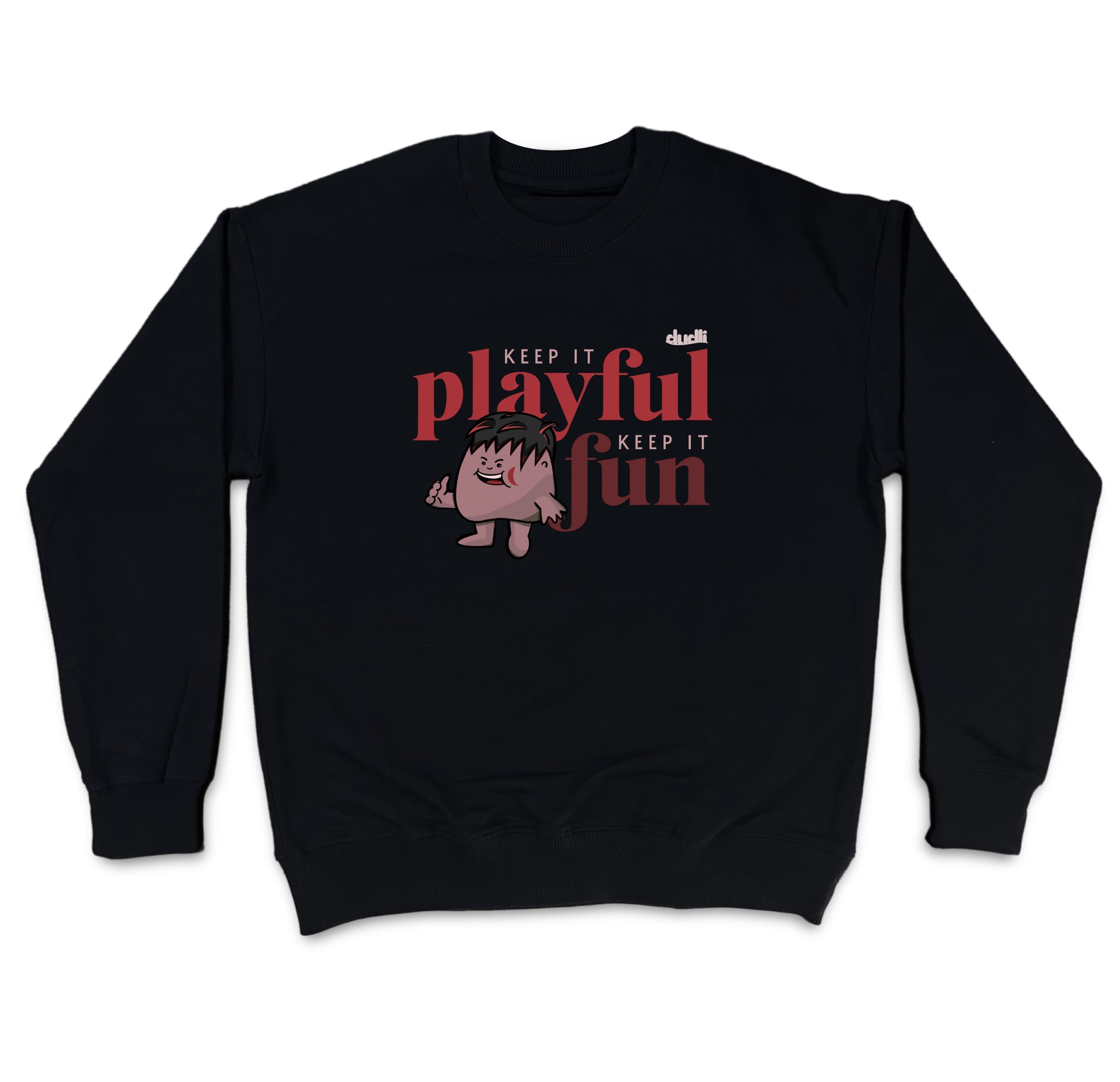 Dudli Graphic Sweatshirt KIPKIF - Spiced Berr