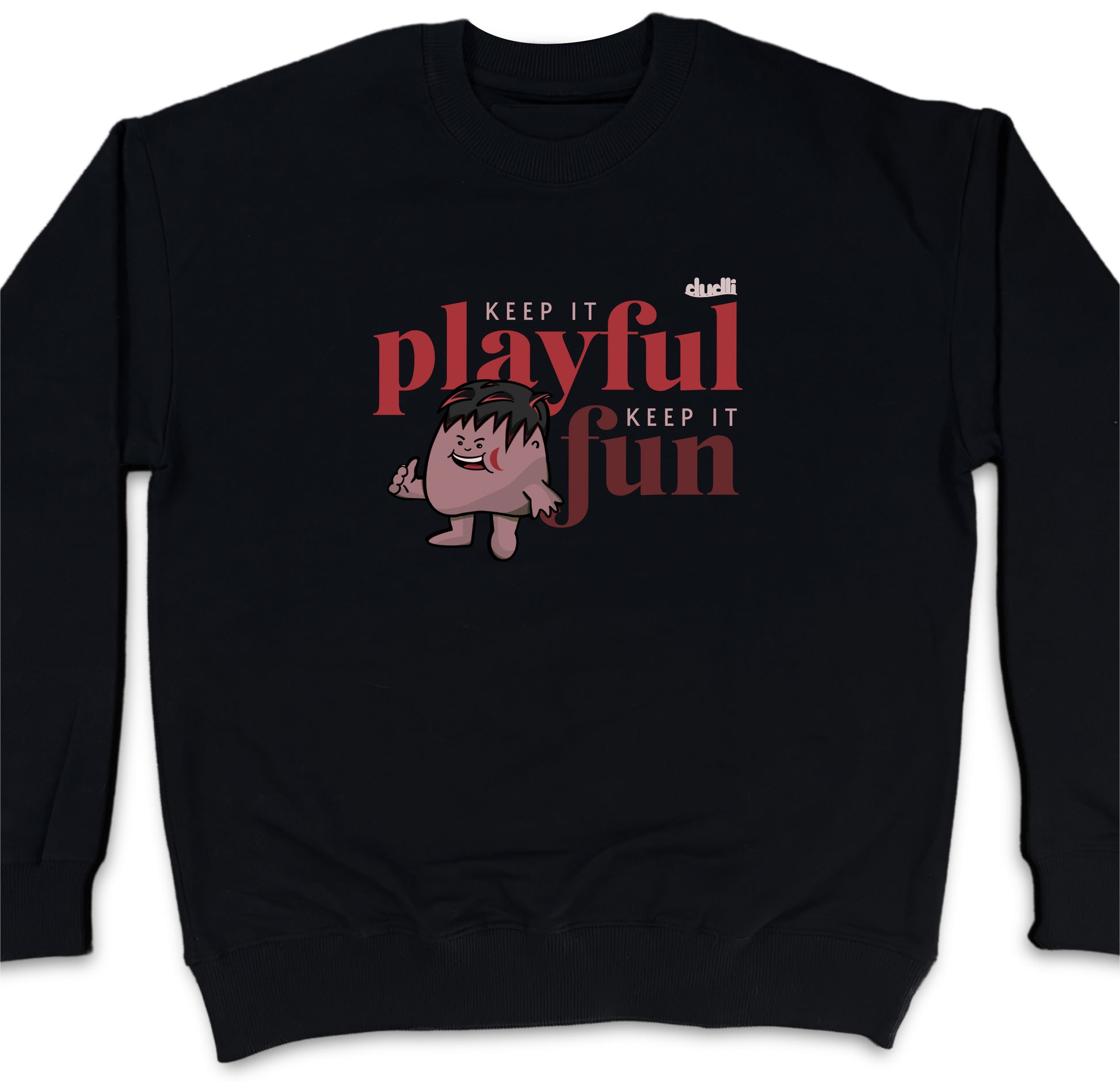 Dudli Graphic Sweatshirt KIPKIF - Spiced Berr