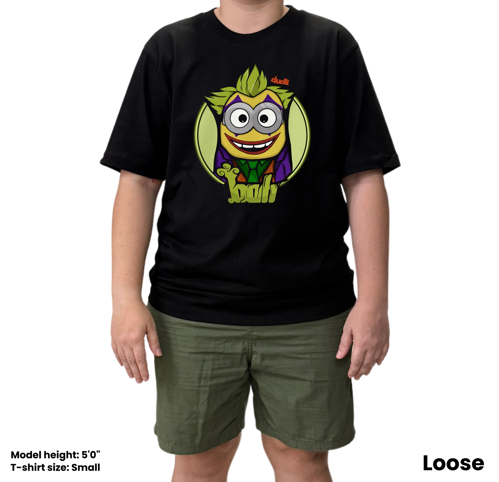 Dudli Playful Graphic Tshirts - Bah - Costume Party - Joker - oversized_fit