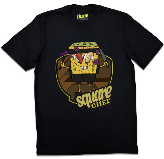 Dudli Playful Graphic Tshirts - Chefy - Square Chef - NIHON - regular_fit