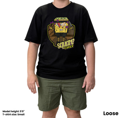 Dudli Playful Graphic Tshirts - Chefy - Square Chef - NIHON - oversized_fit