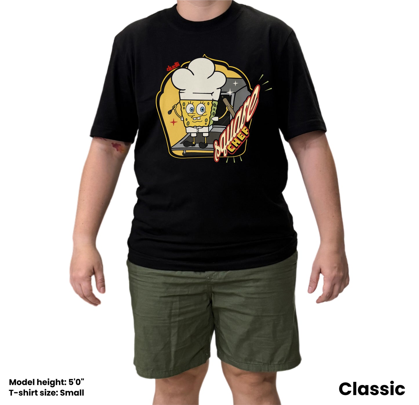 Dudli Playful Graphic Tshirts - Chefy - Square Chef - Pastry - regular_fit