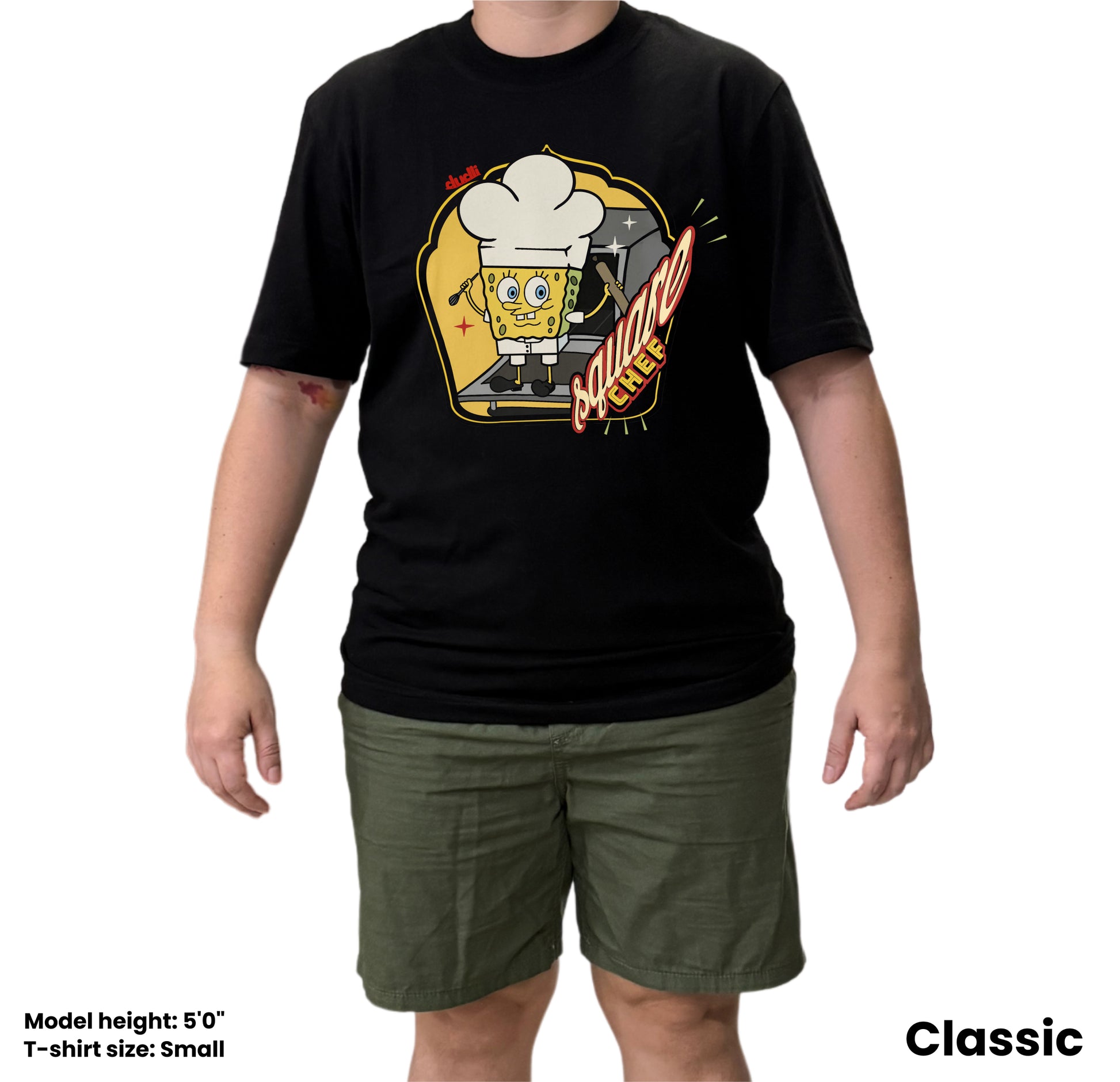 Dudli Playful Graphic Tshirts - Chefy - Square Chef - Pastry - regular_fit