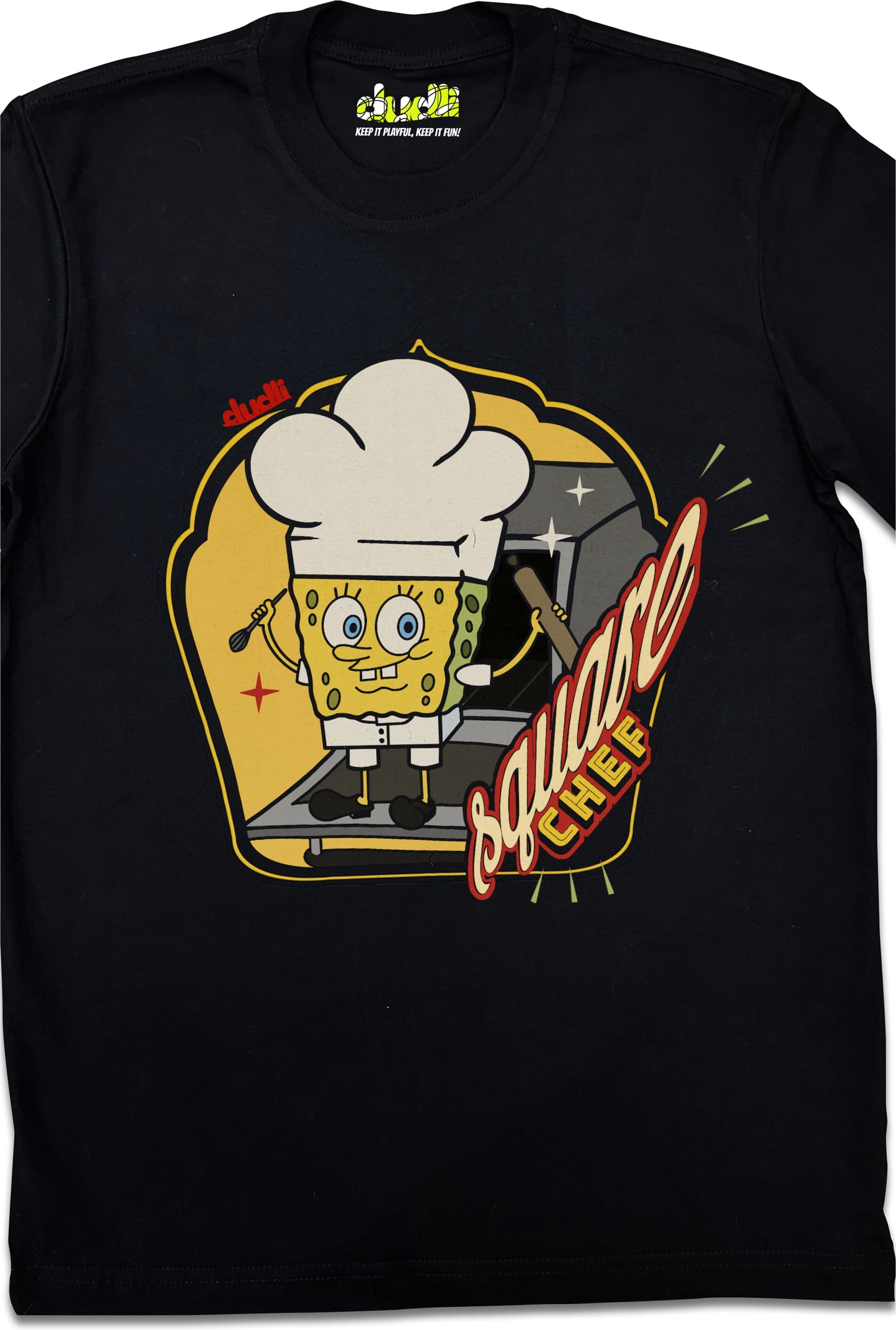 Dudli Playful Graphic Tshirts - Chefy - Square Chef - Pastry - product_card