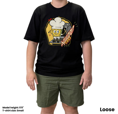 Dudli Playful Graphic Tshirts - Chefy - Square Chef - Pastry - oversized_fit