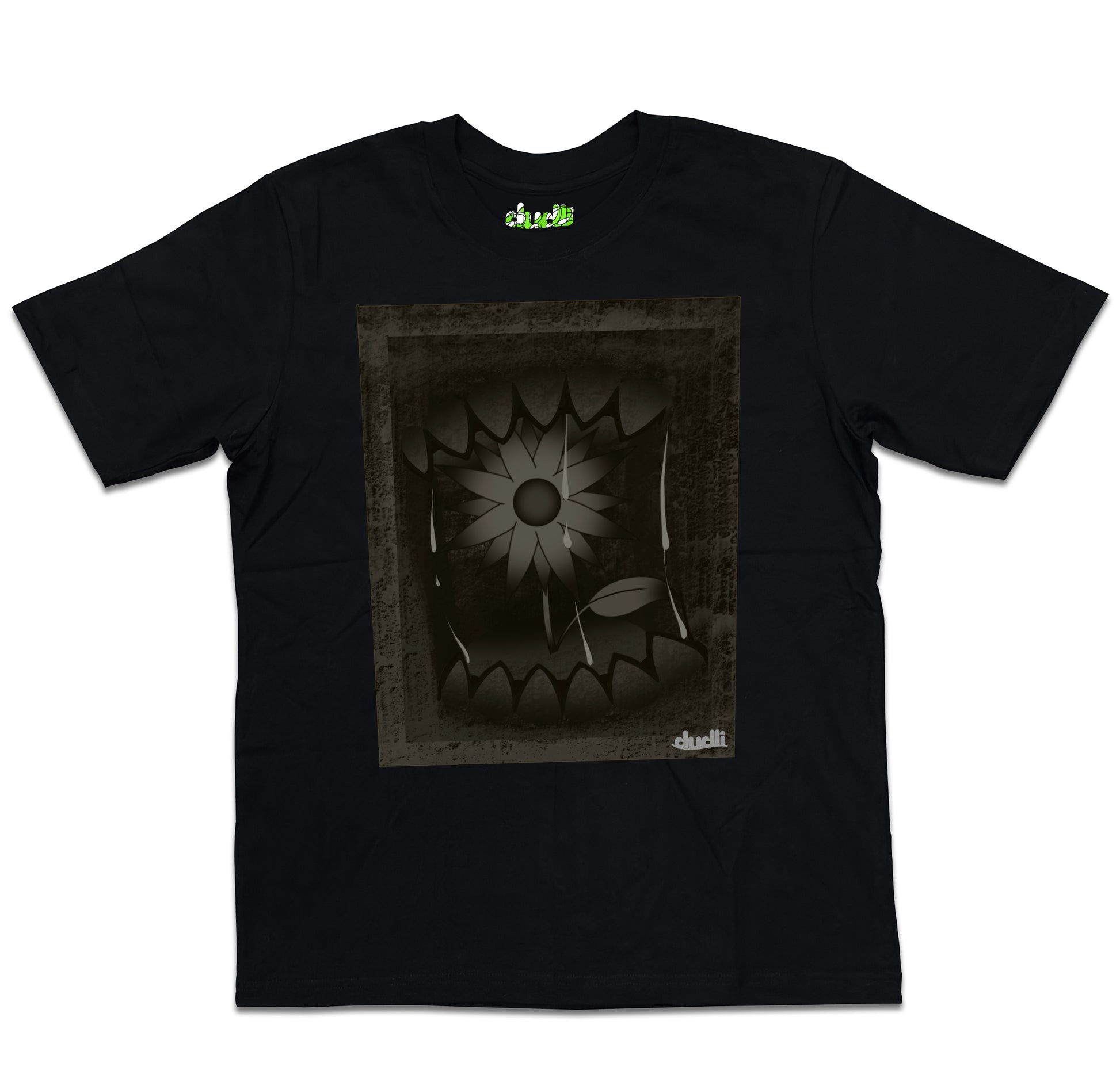 Dudli Playful Graphic Tshirts - Dark - Dark Bite - Rust - oversized_fit