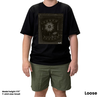 Dudli Playful Graphic Tshirts - Dark - Dark Bite - Rust - oversized_fit